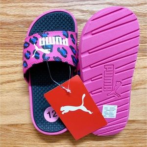 NWT Puma Girl slippers size 12